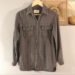 Current Elliott Perfect Plaid Buttondown Shirt